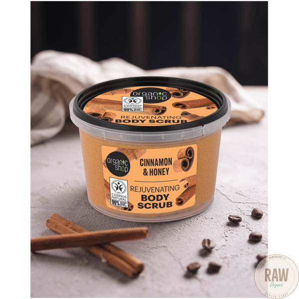 Organic shop honey & cinnamon vartalokuorinta 250 ml – kuva 3