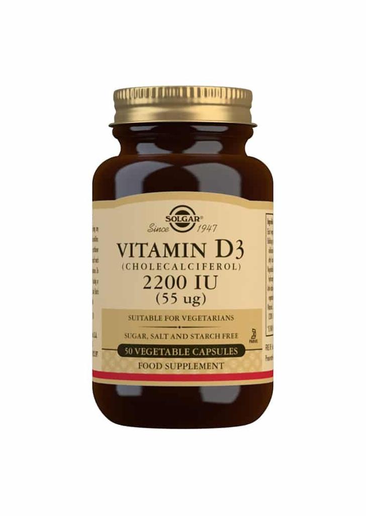 Solgar Vitamin D3 2200iu 100caps