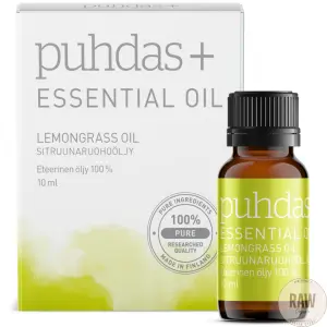 Puhdas+ 100 % Premium essential oil,  Lemongrass 10ml