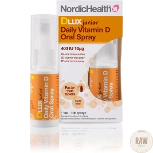 Nordic health D/lux junior 10ug 100 suihkausta.