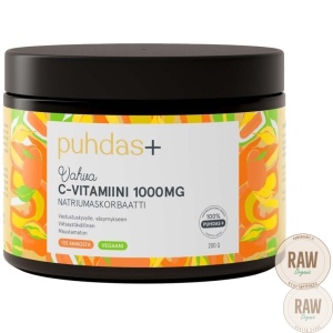 Puhdas+ Vahva C-vitamiini 100mg, 200g
