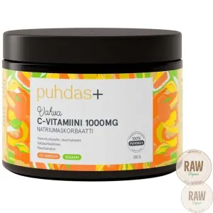 Puhdas+ Vahva C-vitamiini 100mg, 200g