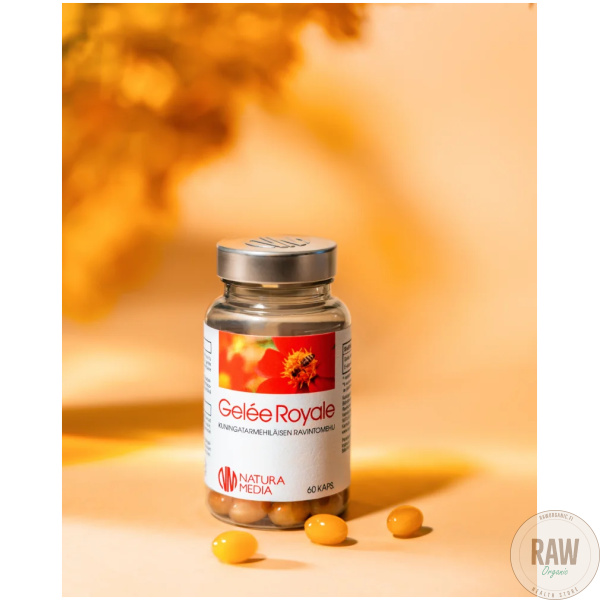 Natura Media Gelee Royale 500mg 60 kaps. – kuva 2