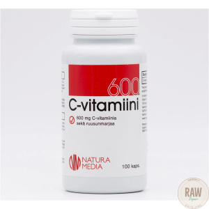 Natura Media Ruusunmarja C-vitamiini 600 mg 100 kaps.