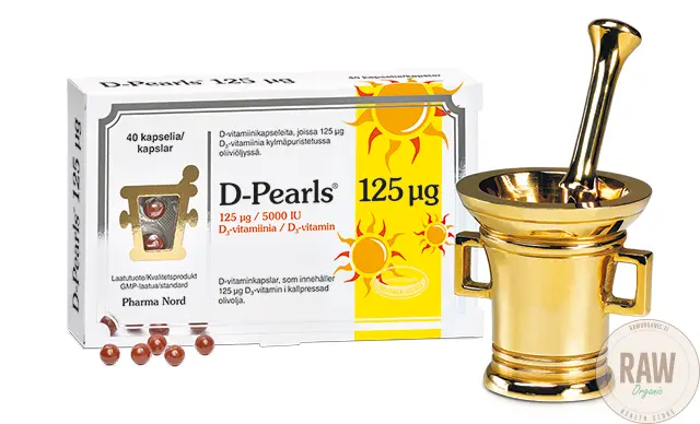 Pharma Nord D-Pearls D-vitamiini 125ug 120 kaps