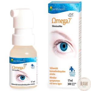 Bertils Omega7-EYE silmäsuihke raworganic.fi