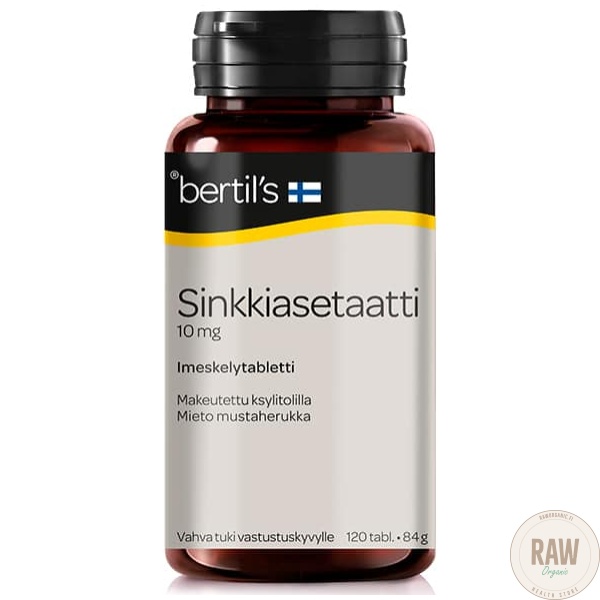 Bertils Sinkkiasetaatti raworganic.fi