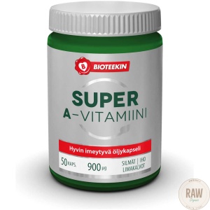 Bioteekin Super A-vitamiini raworganic.fi