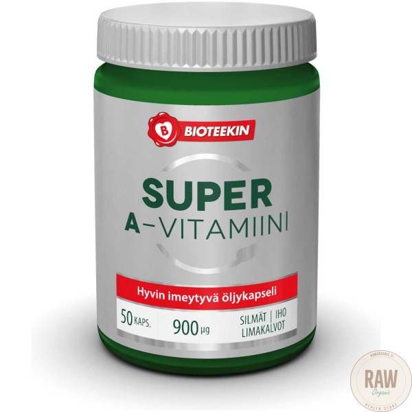 Bioteekin Super A-vitamiini raworganic.fi