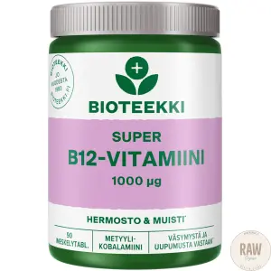 Bioteekki Super B12 vitamiini