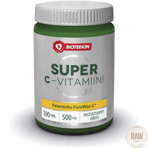 Bioteekin Super C-Vitamiini raworganic.fi