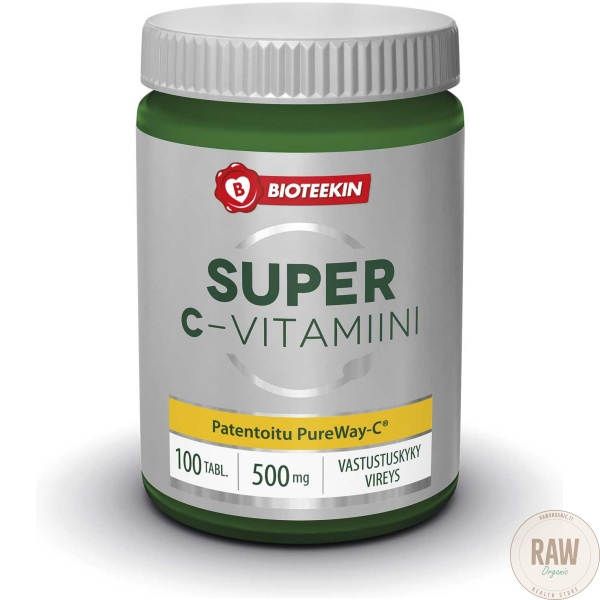 Bioteekin Super C-Vitamiini raworganic.fi