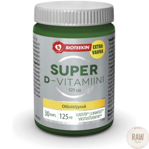 Bioteekin Super D-vitamiini extravahva raworganic.fi