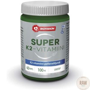 Bioteekin Super K2-vitamiini raworganic.fi
