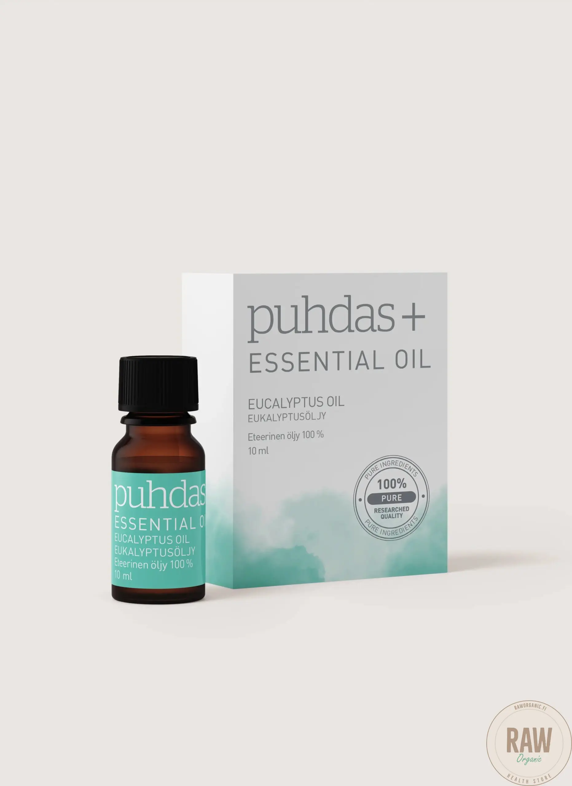 Puhdas+ 100 % Premium essential oil, eukalyptus 10ml