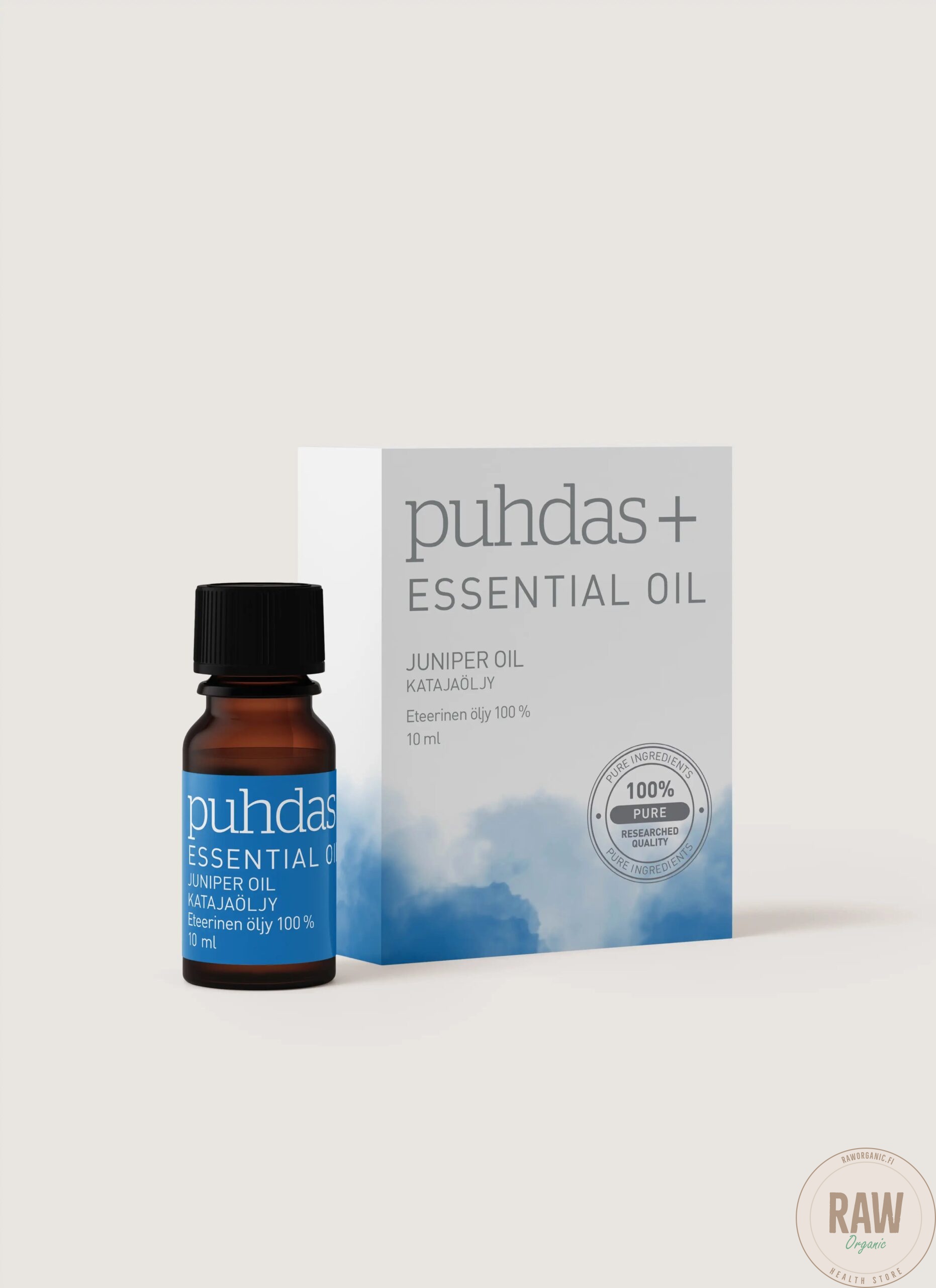 Puhdas+ 100 % Premium essential oil, juniper (katajanmarja) 10ml