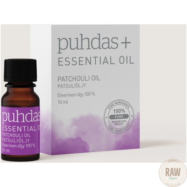 Puhdas+ 100 % Premium essential oil, Patchouli 10ml – kuva 5