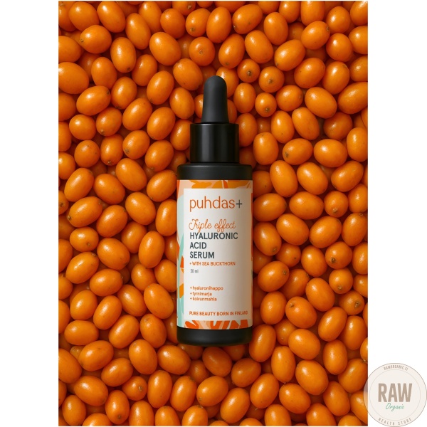 Puhdas+ Hyaluronic Acid Serum with Sea buckthorn 30ml – kuva 4
