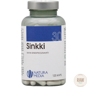 Natura Media Sinkki 30 mg 120 kaps.