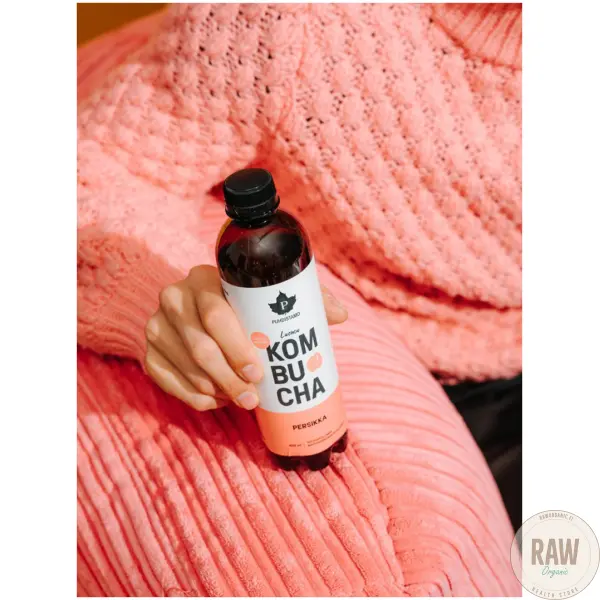Puhdistamo Kombucha Persikka 400ml – kuva 2