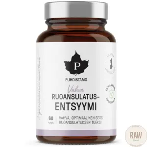 Puhdistamo vahva ruoansulatusentsyymi 60kaps