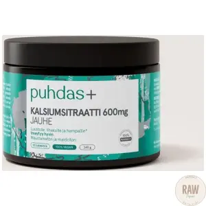 Puhdas+ Kalsiumsitraatti 600mg, 240g