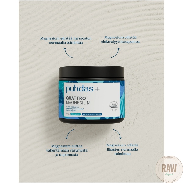 Puhdas+ Quattro Magnesium 150g – kuva 6