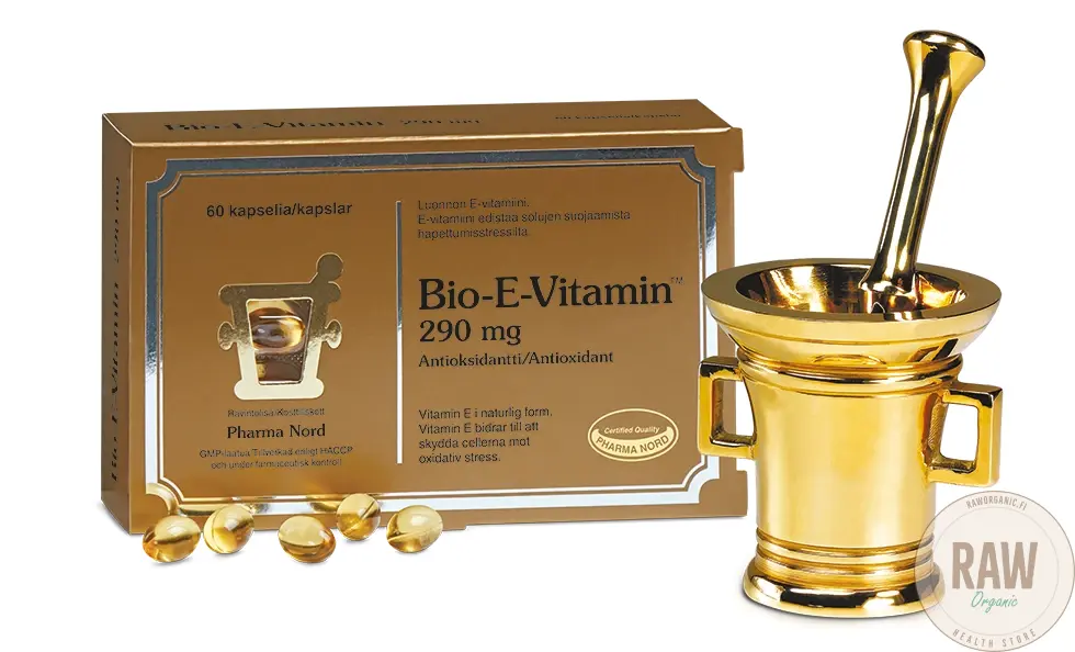 Pharma Nord Bio-E vitamiini 290mg 60kaps.