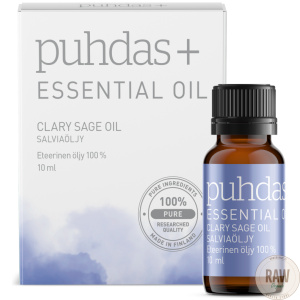 Puhdas+ 100 % Premium essential oil, clary sage (muskatellisalvia) 10ml