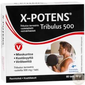 Hankintatukku X-potens Tribulus 500 60tabl