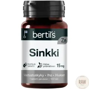 Bertils sinkki 15 mg 100 tabl.