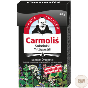 Carmolis salmiakki yrttipastilli 45g