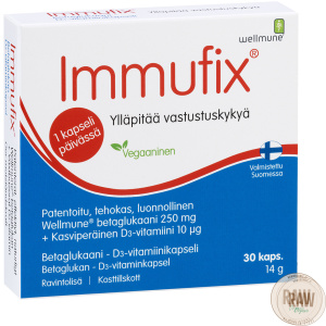 Hankintatukku Immufix betaglukaani 30 kaps