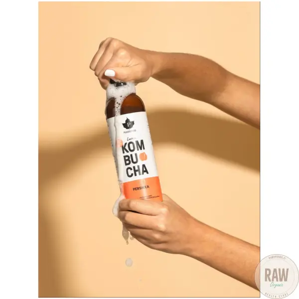Puhdistamo Kombucha Persikka 400ml – kuva 3