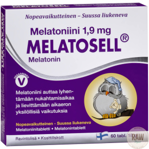 Hankintatukku Melatosell Melatoniini 1,9mg 60tabl