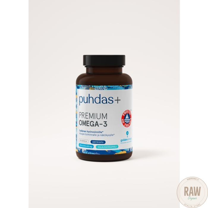 Puhdas+ Omega-3 EPA & DHA 600mg 90 kaps