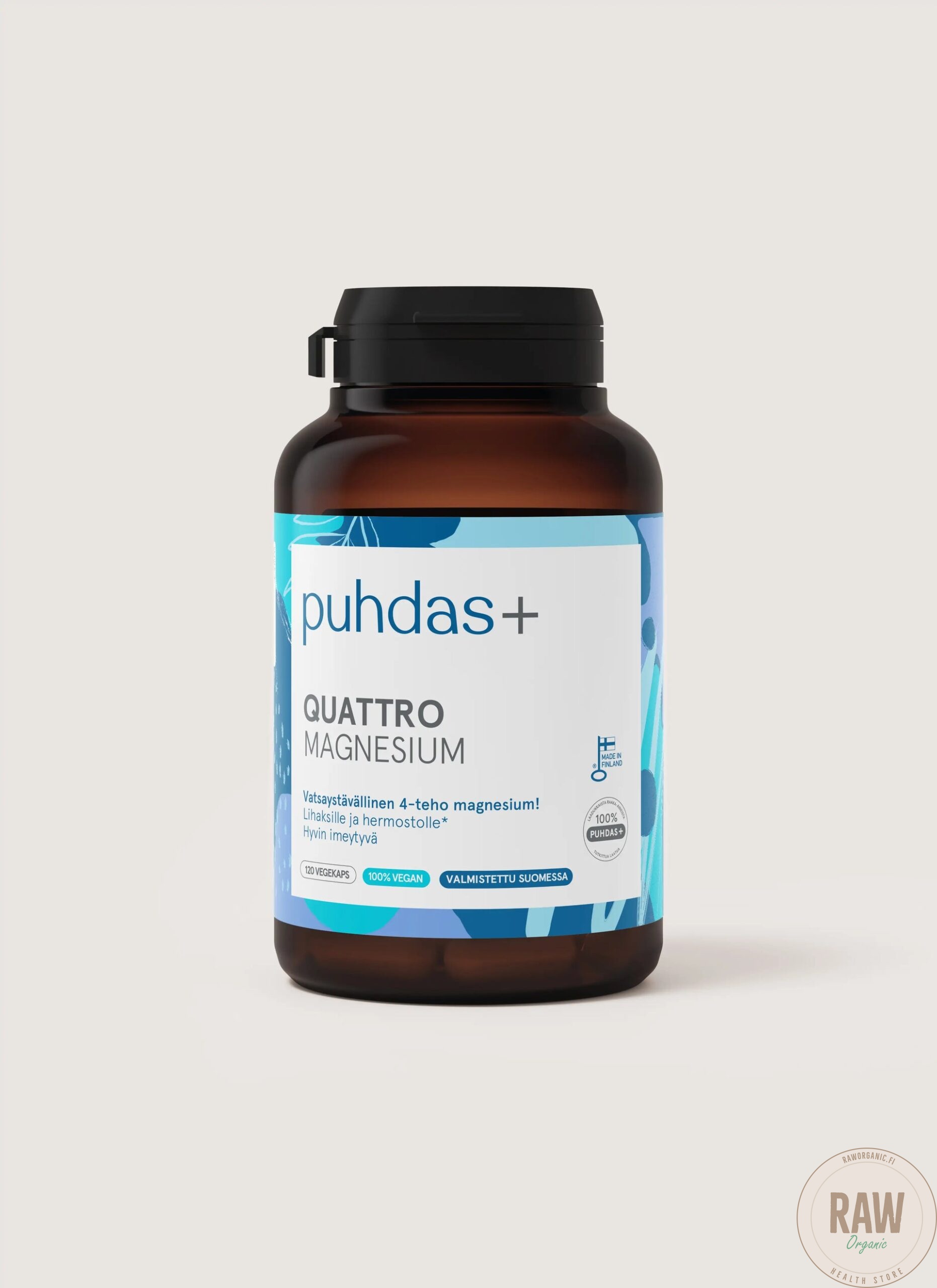 Puhdas+ Quattro Magnesium 120 kaps