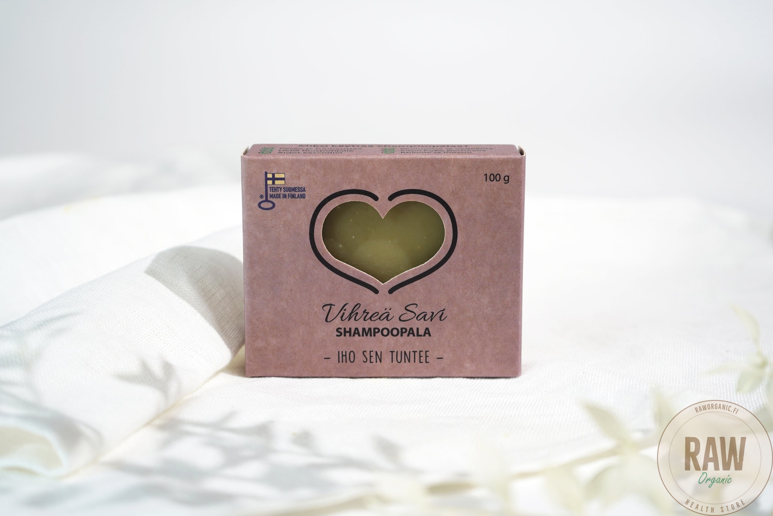 Catteco Shampoopala Vihreä Savi 100g