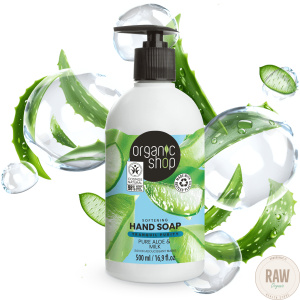 Organic shop Aloe & Milk käsisaippua 500ml