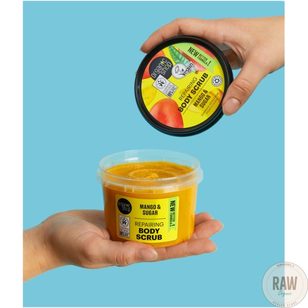 Organic shop mango body scrub 250ml – kuva 4