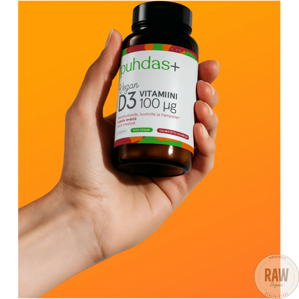 Puhdas+ Vegan D3-vitamiini 100ug 60kaps – kuva 5