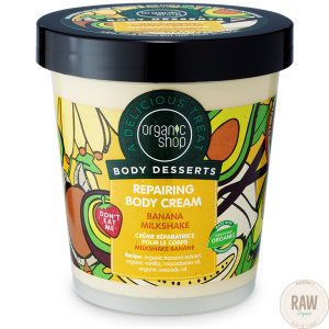 Organic shop body dessert banana milkshake voide 450ml