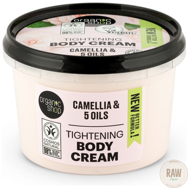 Organic Shop Camellia & 5 Oils Body Cream, 250ml – kuva 3