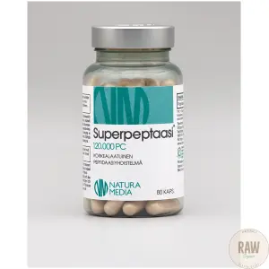 Natura Media superpeptaasi 120.000 PC 80kaps