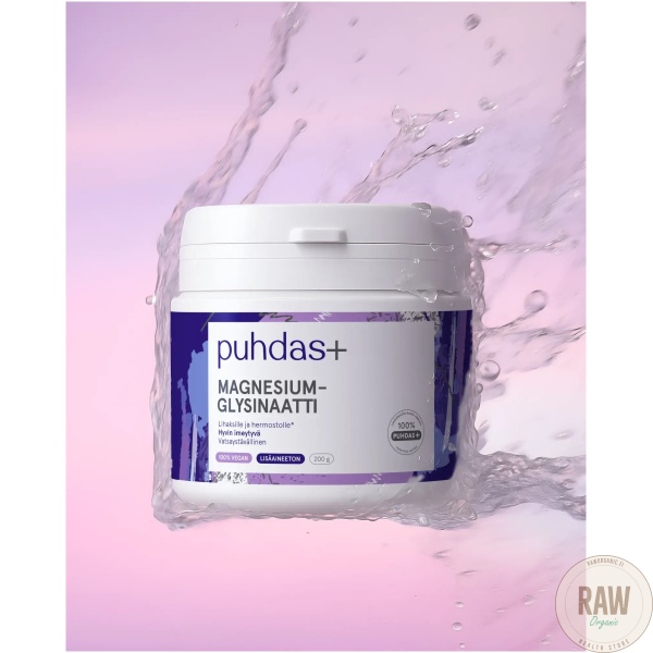 Puhdas+ Magnesiumglysinaatti 200g – kuva 7