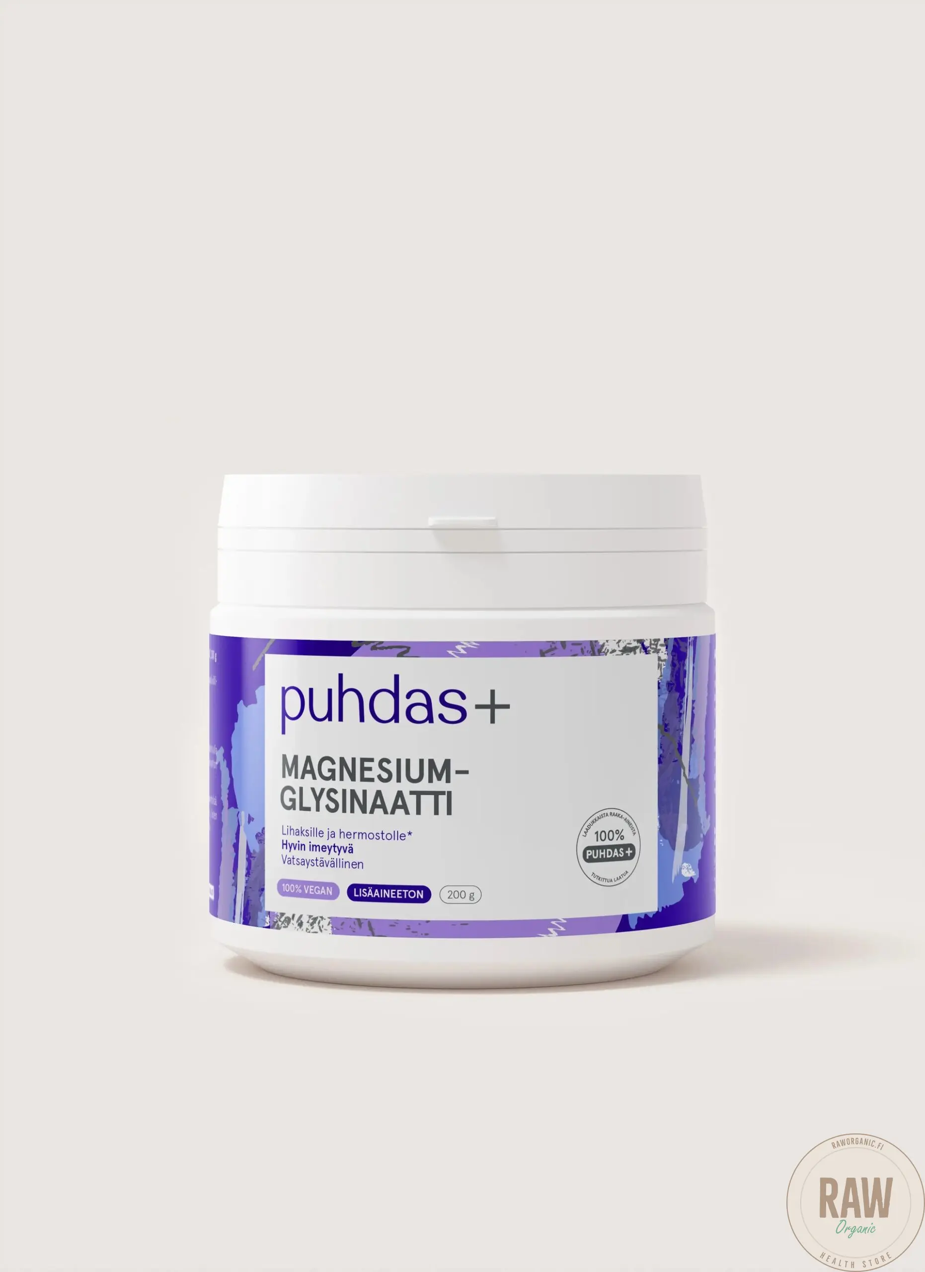 Puhdas+ Magnesiumglysinaatti 200g