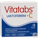 Vitatabs laktoferriini + C 40kaps