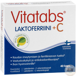 Hankintatukku Vitatabs laktoferriini + C 40kaps