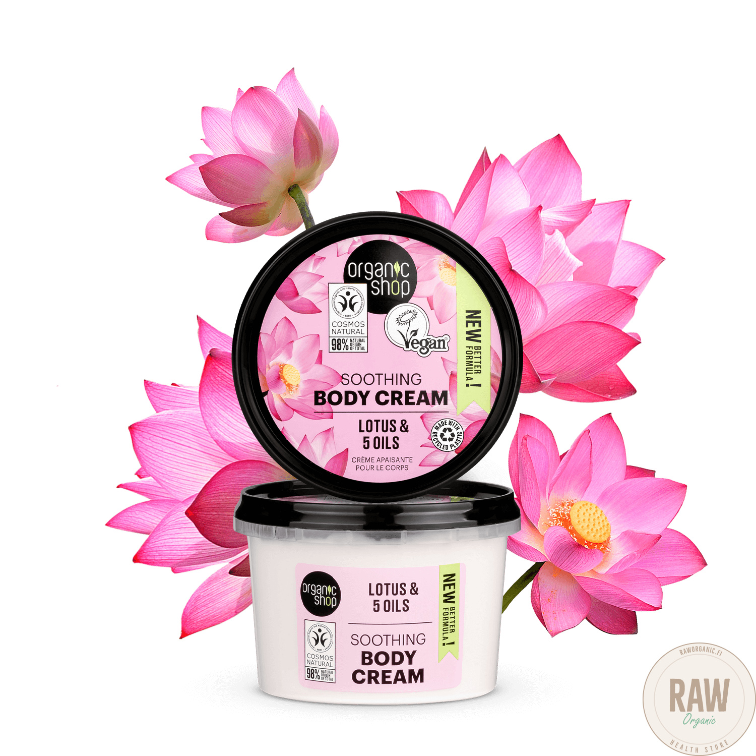 Organic Shop Lotus & 5 oils body cream 250ml