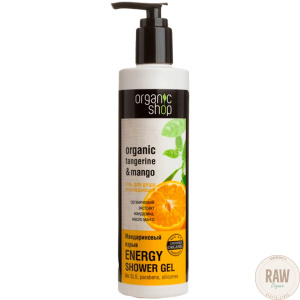 Organic shop Energisoiva Tangerine & Mango suihkugeeli 280 ml